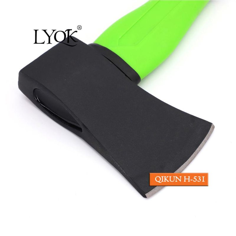 H-531 Construction Hardware Hand Tools Plastic Rubber Handle Hammer Axe