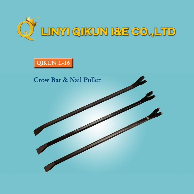 L-07 Drop Forged Nail Puller Cold Chisel Crow Wrecking Bar