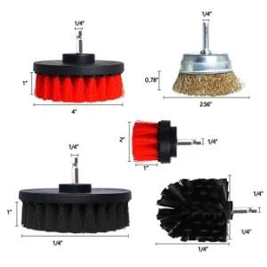 Drill Brush Scrub Pads 8 Piece Power Scrubber Cleaning Kit for Cleaning Pool Tile