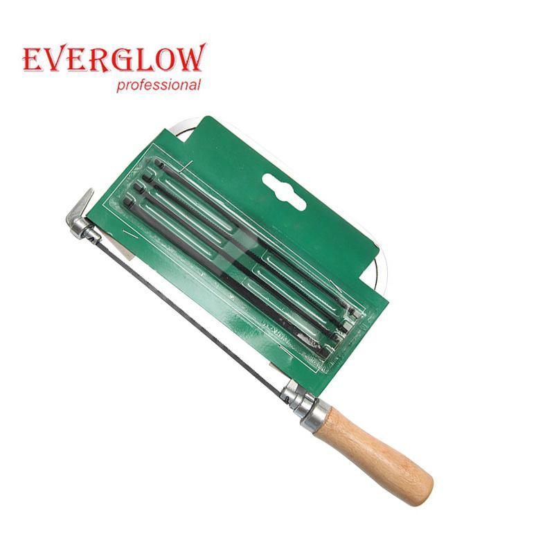 7" Rolating Fret Saw Hacksaw with Wood Handle