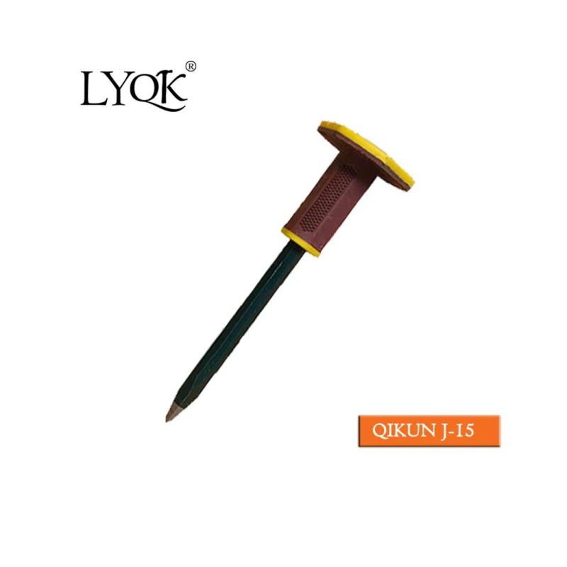 J-07 Soft Plastic Grip Pointed Cold Chisel
