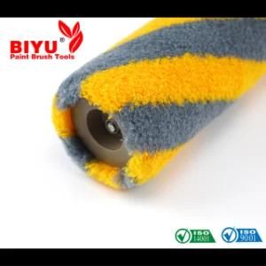 Yellow and Gray Roller Brush with Orange Plastic Handle