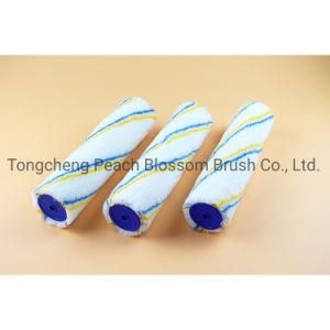 Yellow and Blue Stripes Polyester Fiber Roller