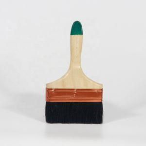 Flat Wall Paint Brush with Wooden Handle
