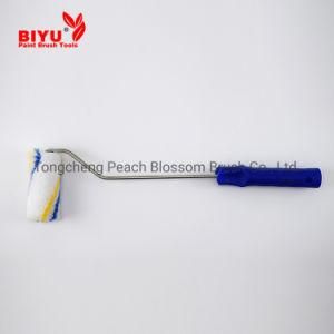 4 Inch Mini Paint Roller Brush Long Plastic Handle