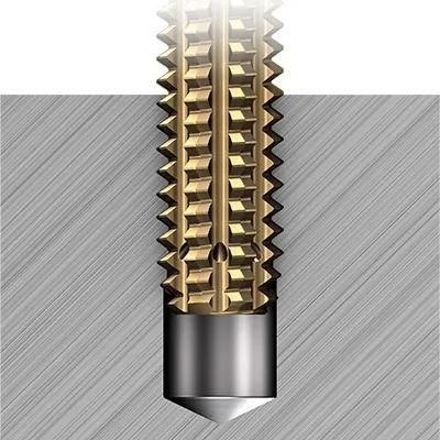 Hsse Roll Taps with Oil Groove DIN 371/376 Form C Tin/Ticn M4X0.7
