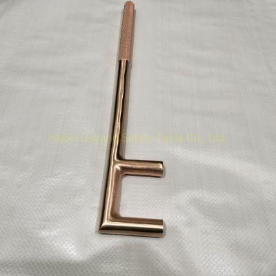 Spark Resistant Tools Valve Wheel Key/Wrench, 45*350mm, Be-Cu, Atex