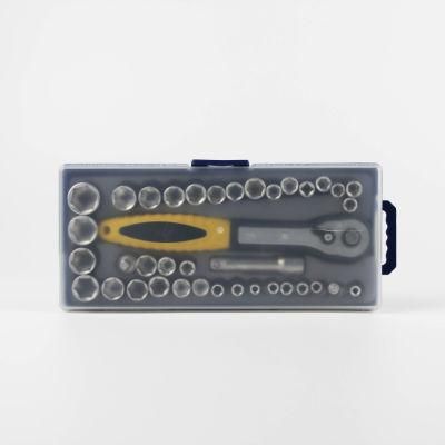 Customized Hardware Tool Carbon Steel Ratchet Socket Wrench