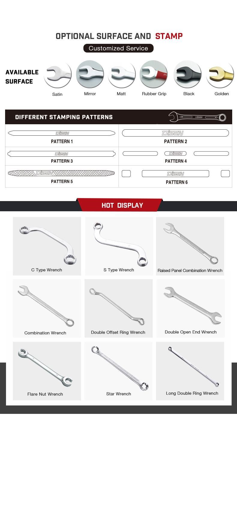 20-Piece (6-27) Set Refined Spanner Mirror Polished