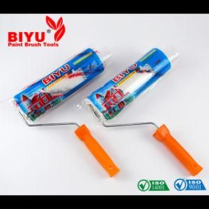 Sale Orange Plastic Handle Paint Roller Brush for Decoration