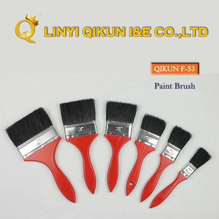 F-47 Hardware Decorate Paint Hand Tools Wooden Handle Bristle Paint Roller Brush