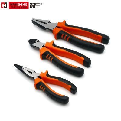 6&quot;, Made of Cr-V or Cr-Ni, Black and Polish, TPR Handles, Leverage Labor-Saving Pliers, Diagonal Cutting Pliers