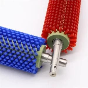 Customized Industrial PP/Nylon Cleaning Roller Brush with Axis