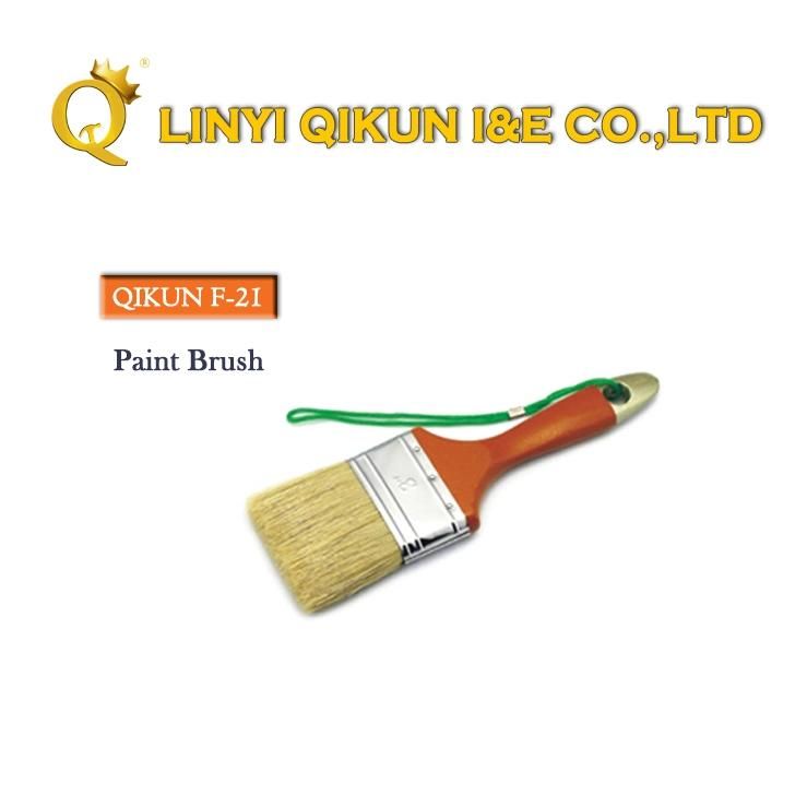 F-16 Hardware Decorate Paint Hand Tools Painted Wooden Handle White Bristle Paint Brush