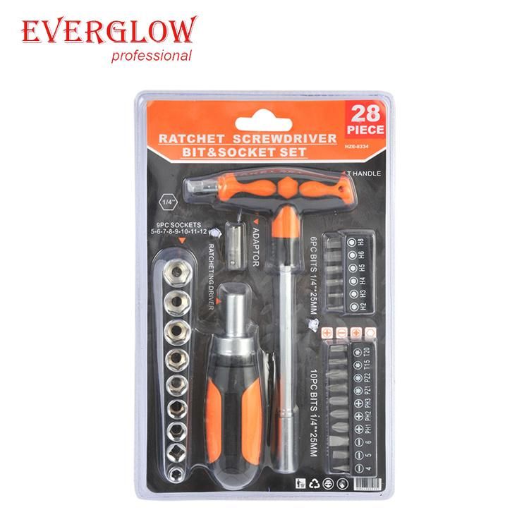 31PC T-Handle Screwdriver Set Bits Set