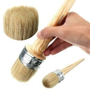 Chalk Wax Paint Natural Pure Boar Bristle Brush