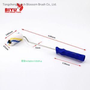 Blue Acrylic Roller Brush with Long Plastic Handle