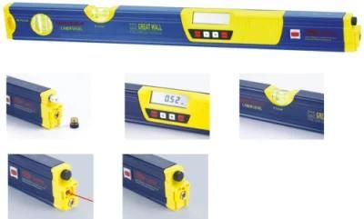 Great Wall Brand New Design 600mm Digital Spirit Level with Laser Level Funtion