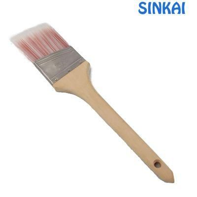 Factory Direct Sale Filaments Angular Sash Brushes with Long Wooden Handle