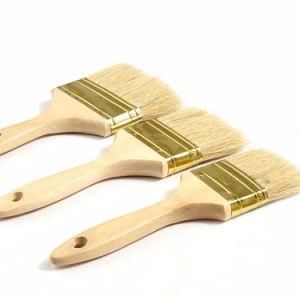 Colorrun Natural Bristle Wooden Handle Chip Paint Brushes