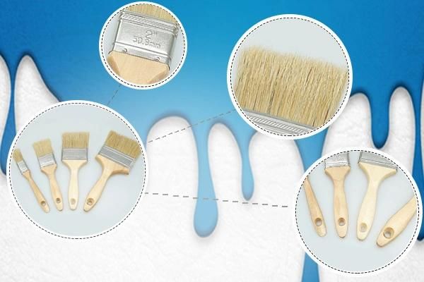 Wooden Handle High Quality Bristle Paint Brush