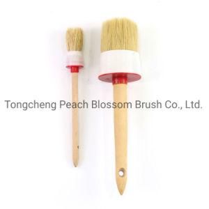 Long Wooden Handle Round Artist Paint Brush