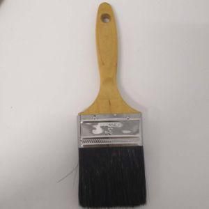 Flat Brush with Pure Natural Black Bristle Paint Brush