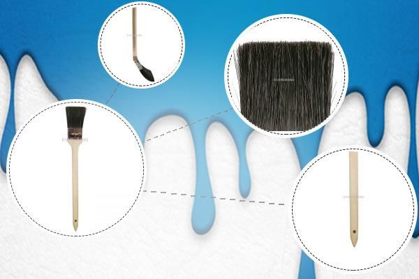 Professional Radiator Brush with Natural Bristle - Paintbrush