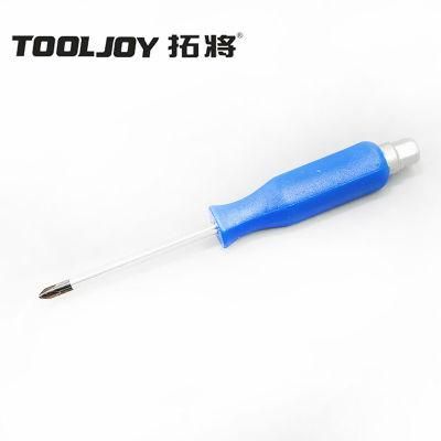 CRV Shaft with Plastic Handle Philips Slotted Head Screwdriver Tool