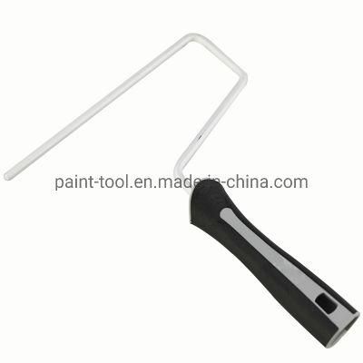 Hot Sale Chrome-Plated Paint Roller Frame with Plastic Handle