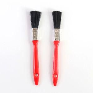 Black Brush Wire with Red Plastic Handle Paint Brush