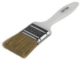 Painted Plastic Handle Round Chalk Paint and Wax Brush