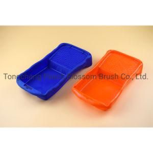 Square Orange and Blue Cleaning Bucket with Graduation