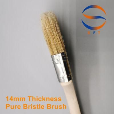 14mm Thickness Pure Bristle Brushes Paint Brushes for FRP Laminating