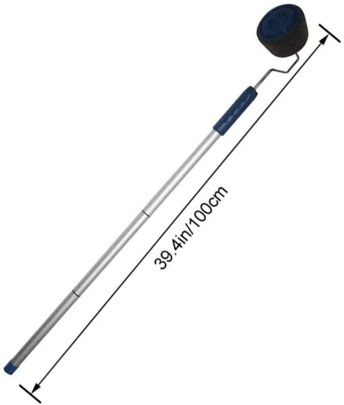 3 Extension Poles, Printing Brush Tray, Handle Flocked Edger Room for Walls and Ceiling