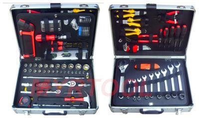 Hot Sale-198PCS Professional Aluminium Case Tool Set (FY198A)