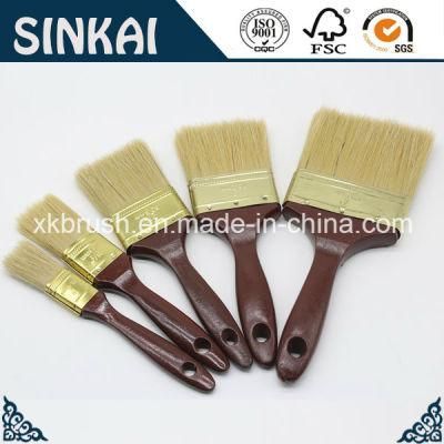 Synthetic Tapered Varnish Painting Brush with Hardwood Handle