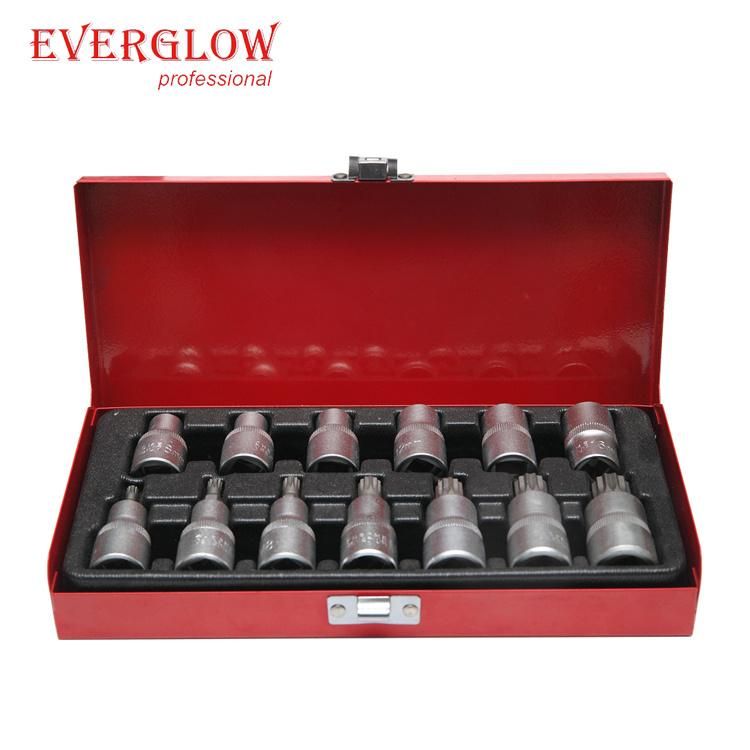 13PC Bits Socket Set with Metal Box