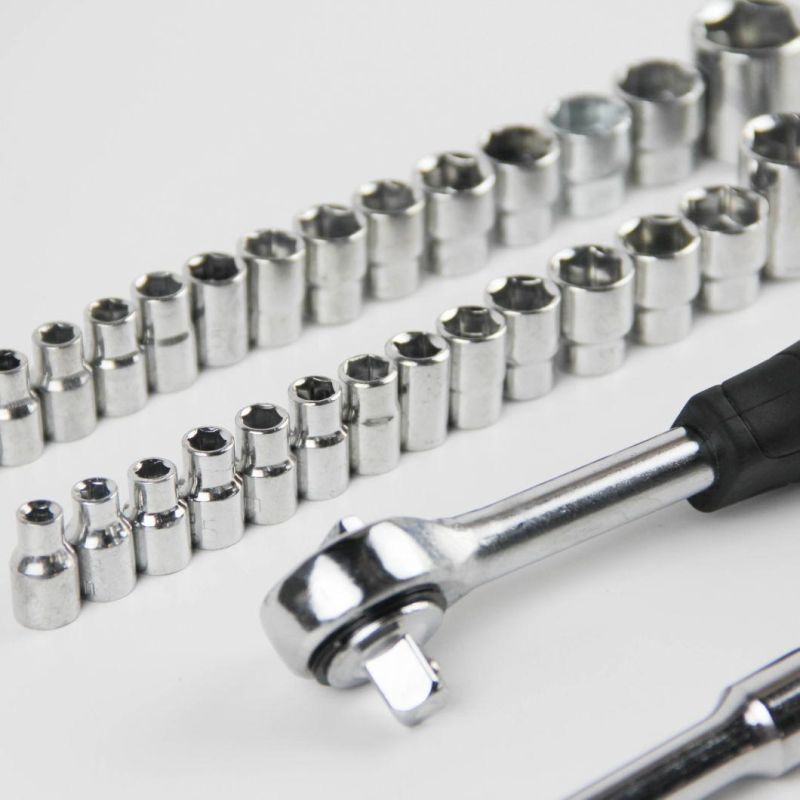 Goldmoon Hardware Tool Adjustable Ratchet Socket Set Wrench