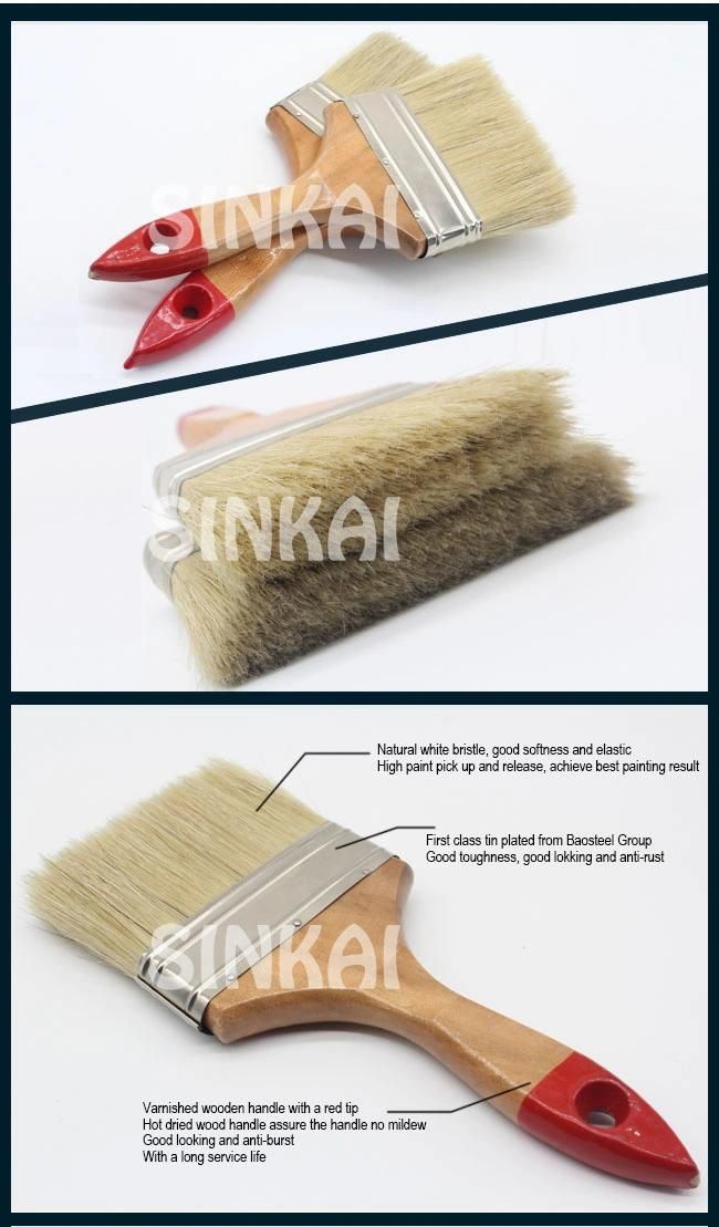 Soft Paint Brush with Natural Chinese Bristle