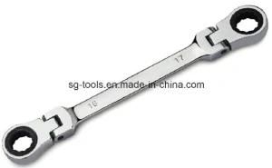 Double Flexible Ring Ratchet Wrench Surface Finish/Polished