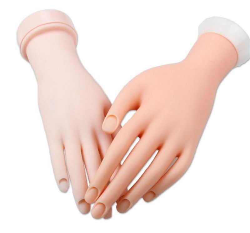 Soft Painting Nail Trainer Hand Mold Nail Art Tool