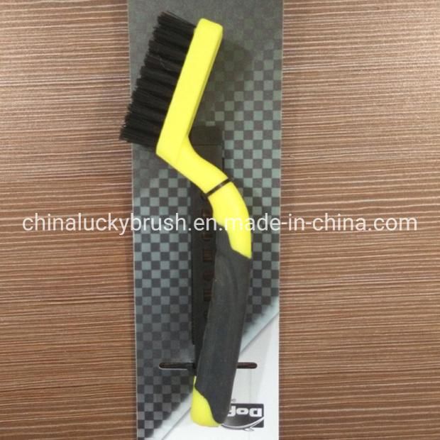 Rubber Handle Brass Wire Polishing Brush (YY-345)