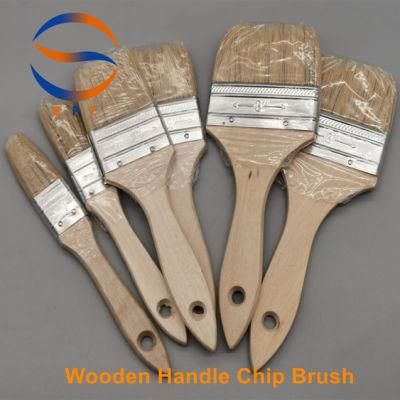 China Factory Wooden Handle Chip Brushes GRP Tools Sets