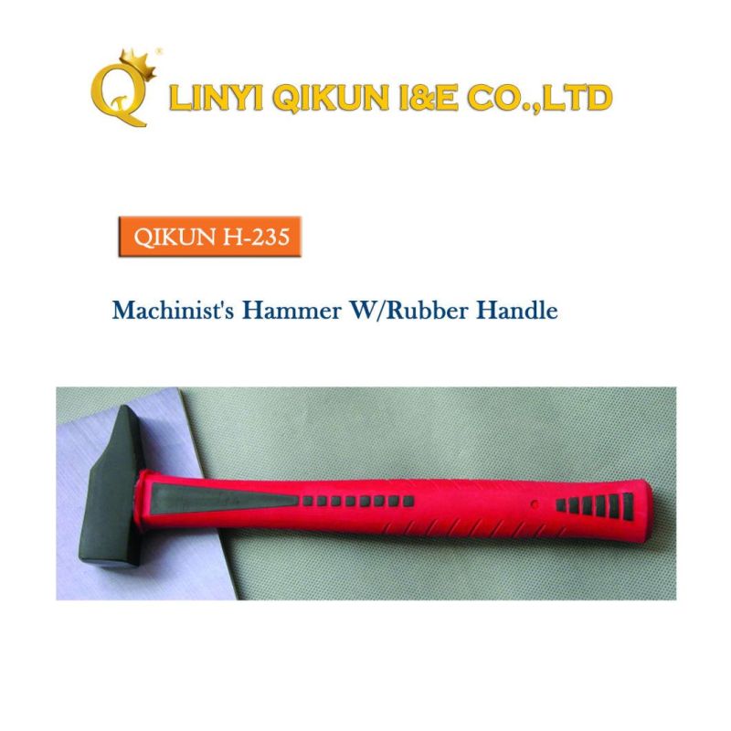 H-229 Construction Hardware Hand Tools Fiberglass Handle German Type Machinist′s Hammer