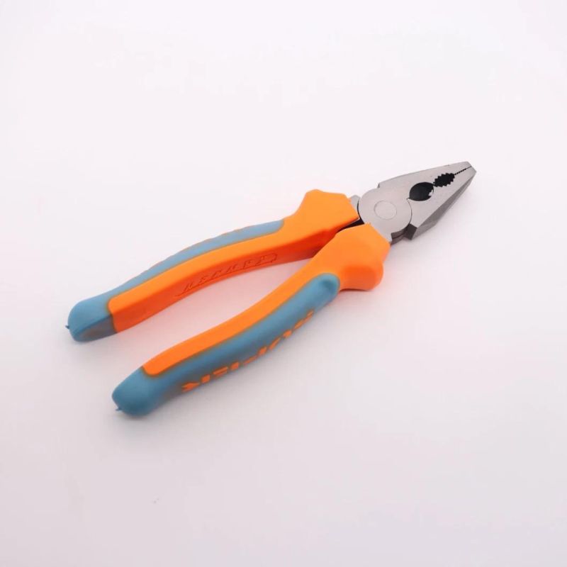 Professional Wholesale Rubber 6 Inch 8 Inch Steel Power Pliers with Logo Custom
