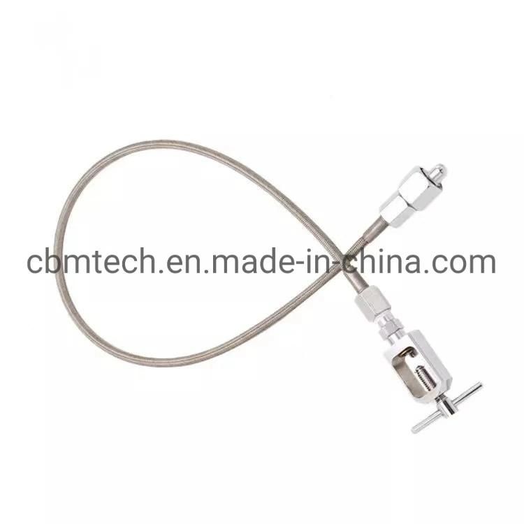 Flex Oxygen Pigtail Cga 540 48" Braided Stainless Steel