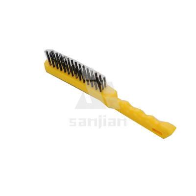 Steel Wire Brush Plastic Handle (SJIE3129)