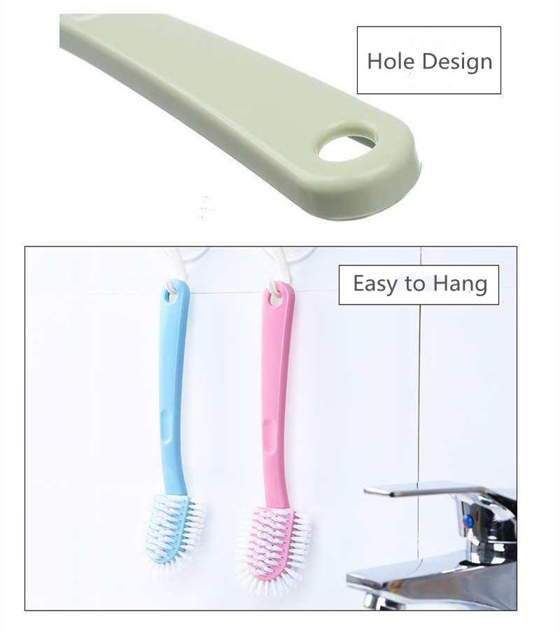 Soft Nylon Material High Quality Multi-Side Cleaning Shoe Brush