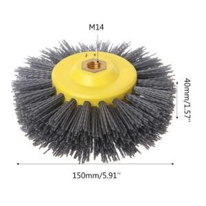 Nylon Disc Brush Nylon Rotary Brush Machine Nylon Disc Brush